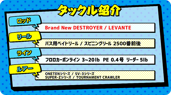 タックル紹介